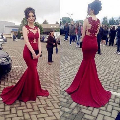 Charming Sleeveless Prom Gowns,evening Gown,long..