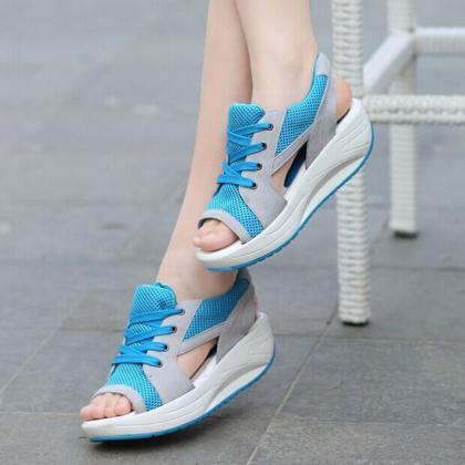 Fashion Casual Shoes Sand Shoe Fishmouth Shoe..