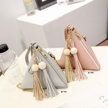 Fashion Triangle Mini Handbags Casual Bags Women..