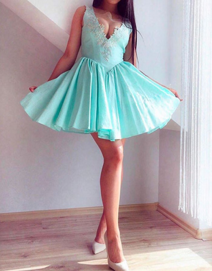 Green Short Prom Dresses Hot