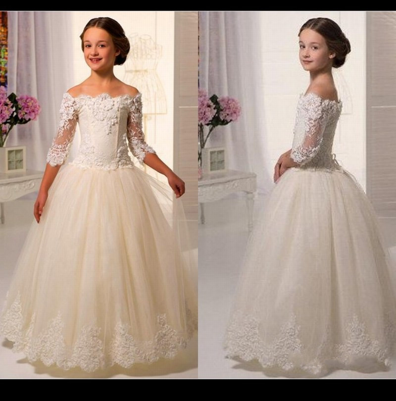 Flower Girl Wedding Dresses Girls Pageant Princess Dresses
